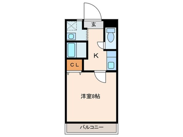 グリーンシティーⅢの物件間取画像